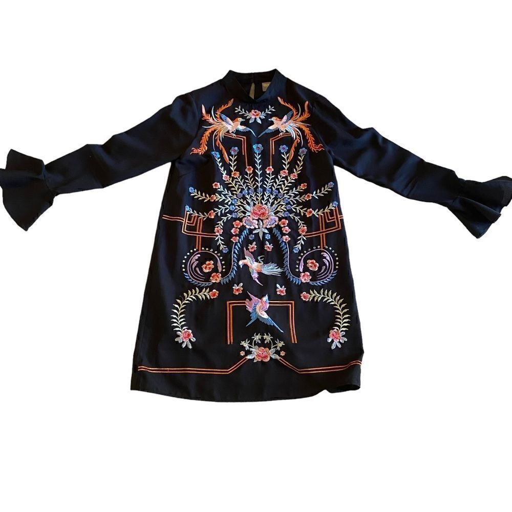EUC ASOS Design Embroidered Mini Dress